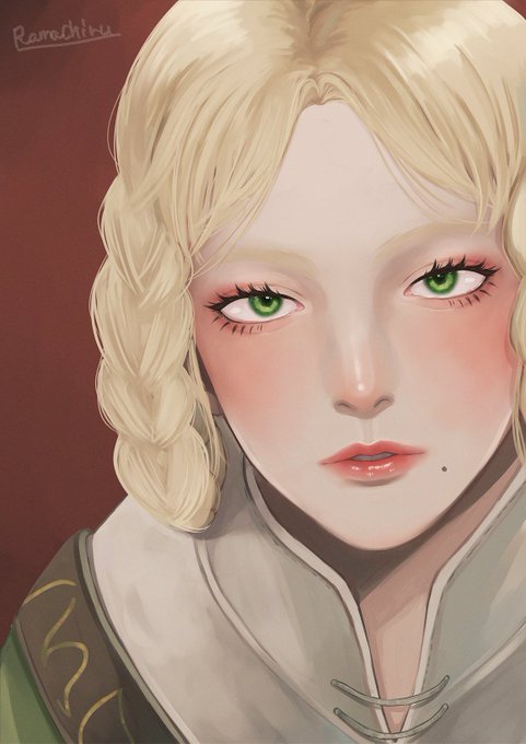 ラーヤちゃん口元の黒子がよい
#ELDENRING 