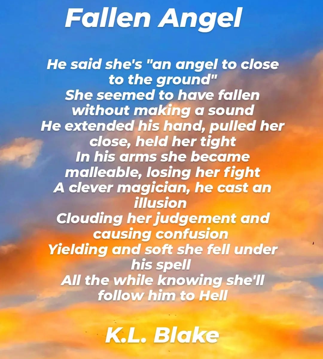 klblake77's tweet photo. @TheJuanSC #writerslift #writersoftwitter #poetrylovers #klblake #follow https://t.co/UzPEexAI5g