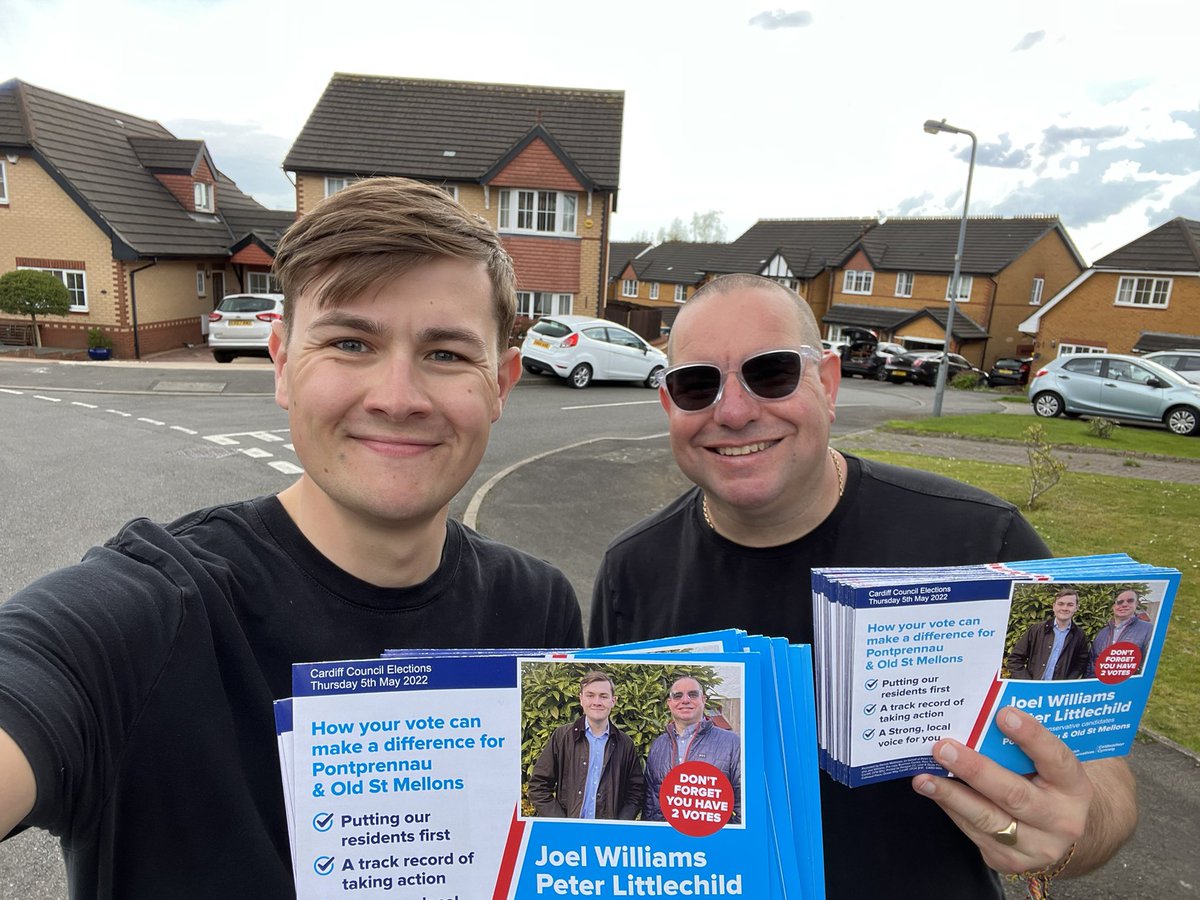 Really positive afternoon out and about in Pontprennau. We had some great conversations with local residents.

We are grateful residents are supporting us in May’s Local Elections. Thank you!
