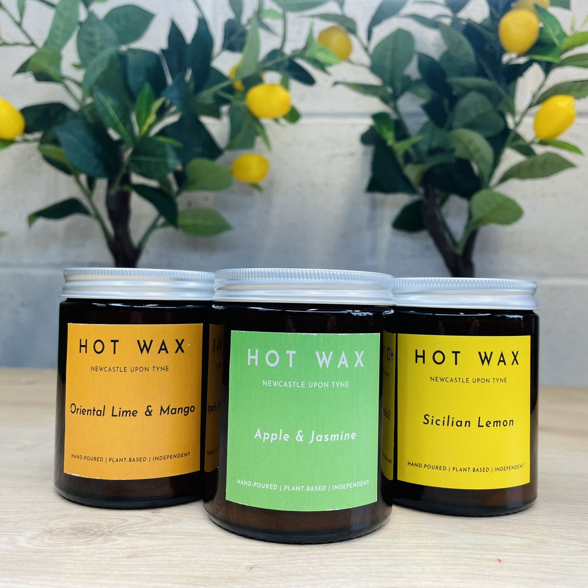 Scents to get you in the mood for summer. 
hotwax.shop

#Newcastle #NE1 #vegan #vegancandles #yoga