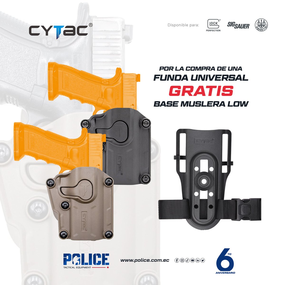 Funda CYTAC - Universal - Police Tactical Equipment