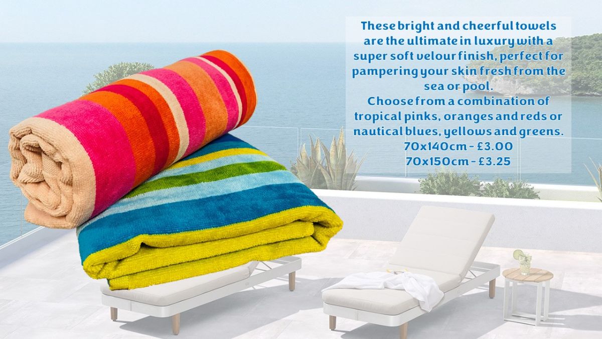 Stock up on your beach towels now! - mailchi.mp/76e9d363cf7d/s…
see more by clicking the link.