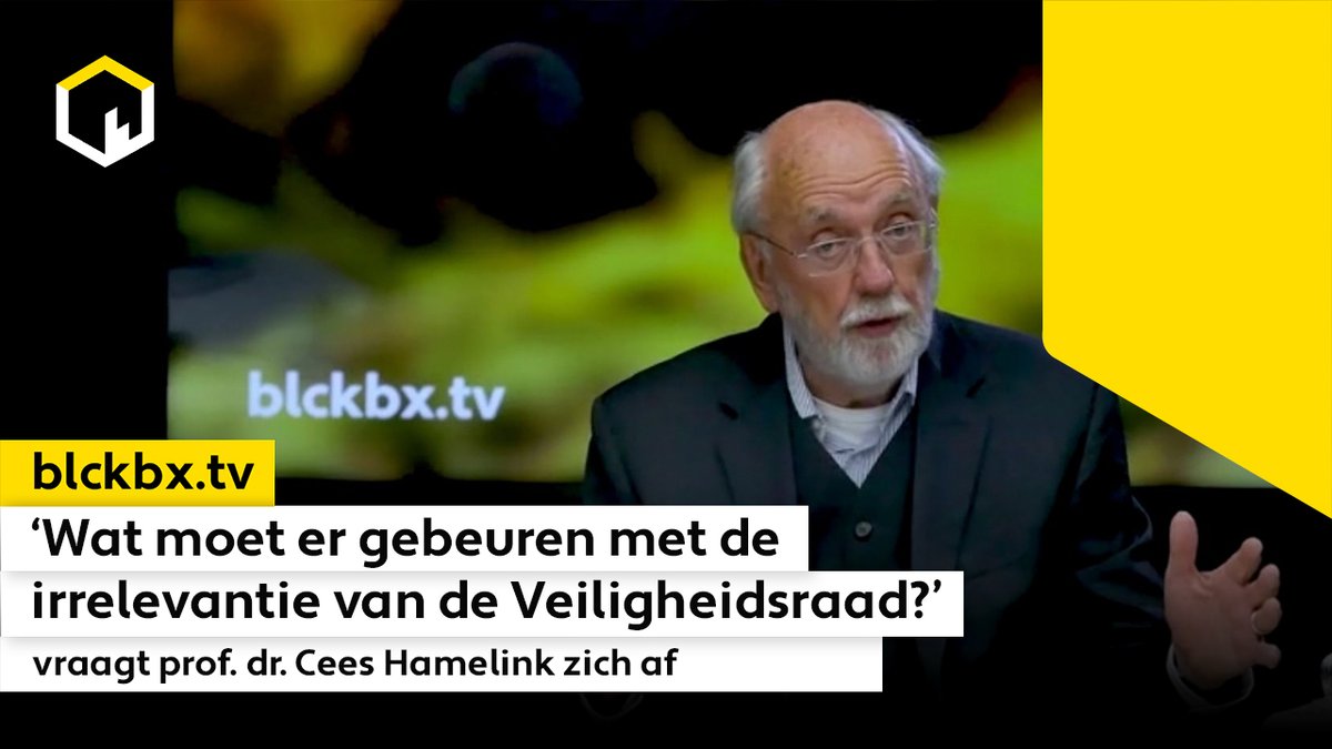 blckbxnews's tweet photo. Het onvermogen van de VN en de EU om constructief bij te dragen aan een oplossing voor de oorlog in 🇺🇦, toont aan dat deze organisaties hun langste tijd hebben gehad. Althans, in hun huidige vorm, zo betoogt prof. dr. Cees Hamelink.
➡️ https://t.co/SHTJj6KXrb
#videocolumn https://t.co/ifHhlF1vdL
