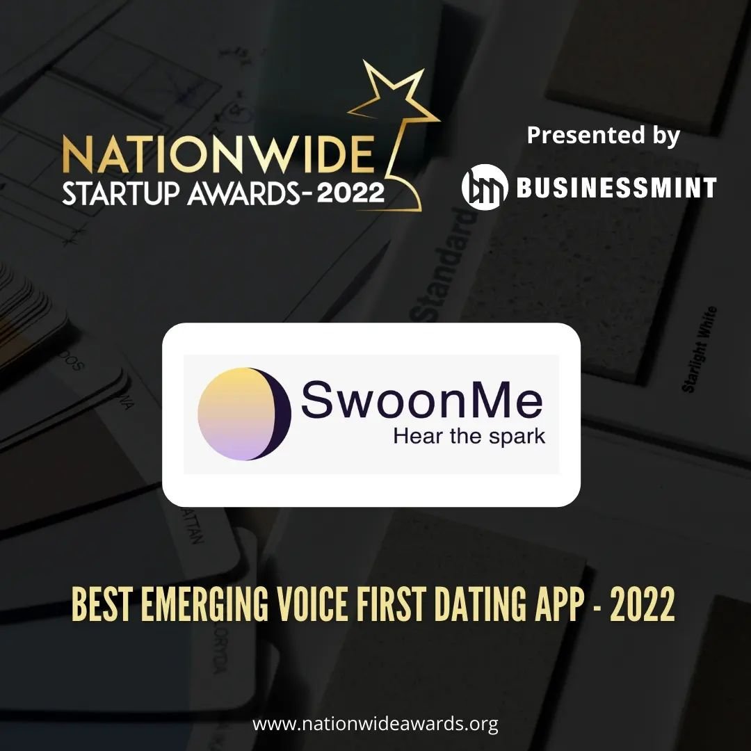 vvibe_app's tweet photo. Thankyou for this honor Business Mint!
At SwoonMe we strive to give people a safe, private and fun voice-first dating experience.
#swoonme #hearthespark #datingapp #onlinedating #newmilestone #startupawards https://t.co/8GkrndFgCw