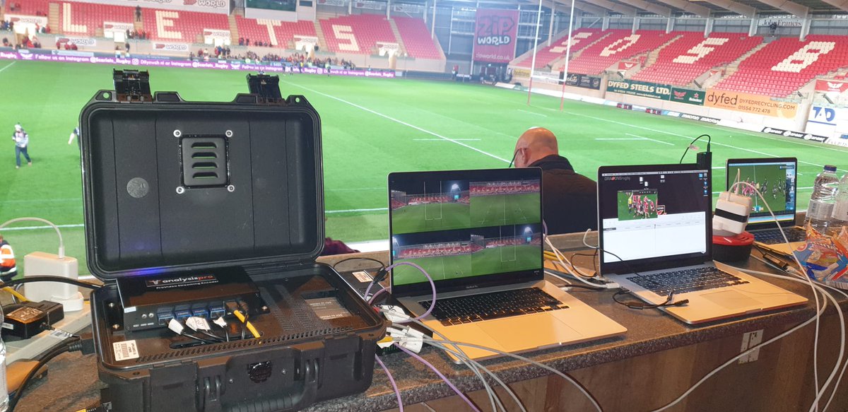 AnalysisPro's tweet image. Impressive setup from @dragonsrugby!

They are using our #APMultifeed to take in four SDI/HDMI feeds, which converts them to RTSP so you can capture them into your #videoanalysis software. 

More information on AP Multifeed here: bit.ly/3xI8wv1