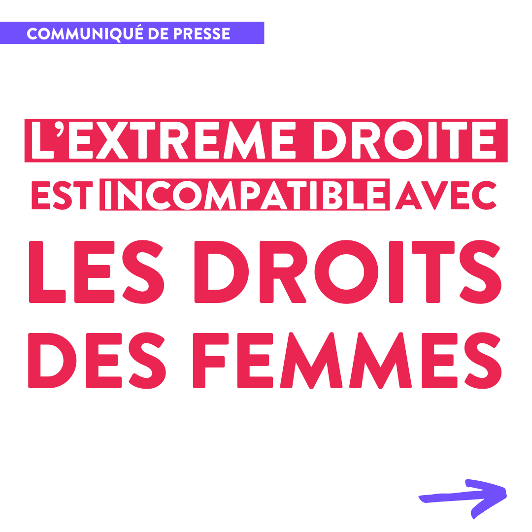 maydee_asso's tweet photo. L'extrême droite est incompatible avec les droits des femmes. C'est pourquoi Maydée se mobilise, et nous co-signons avec d'autres association la tribune paru dans le JDD  #Ecouteznousbien 
👉https://t.co/EDmONB7fxf https://t.co/KVV5dds8qz