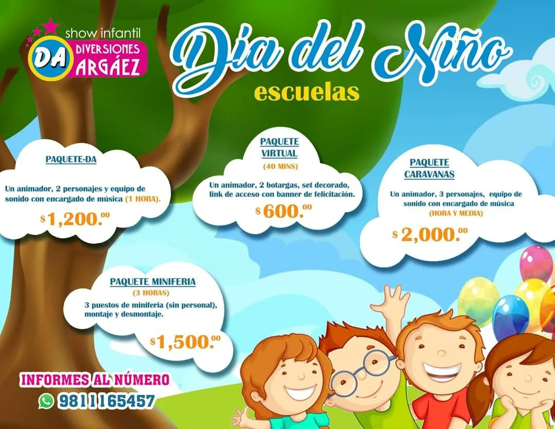 DA_Campeche's tweet photo. 🎈 Lleva toda la diversión a tus fiestas del día del niño 🎉🥳 aprovecha nuestros paquetes y las increíbles promociones 😱 pregunta sin compromiso al 9811165457 📞

*Paquetes disponibles sólo en la ciudad de Campeche* https://t.co/H038gAI4S3