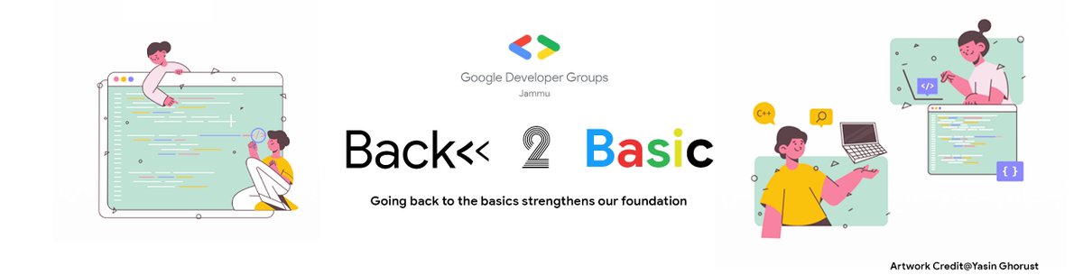 GDGJammu's tweet image. Back&amp;lt;&amp;lt; 2 Basic | In-Person Session | Google Cloud |

&quot;Going back to the basics strengthens our foundation&quot;

Date: 3rd May 2022

Venue: Shri Mata Vaishno Devi University

Time: 11:30AM onwards

Link: gdg.community.dev/events/details… #GDGJammu #google #cloud #technology #event