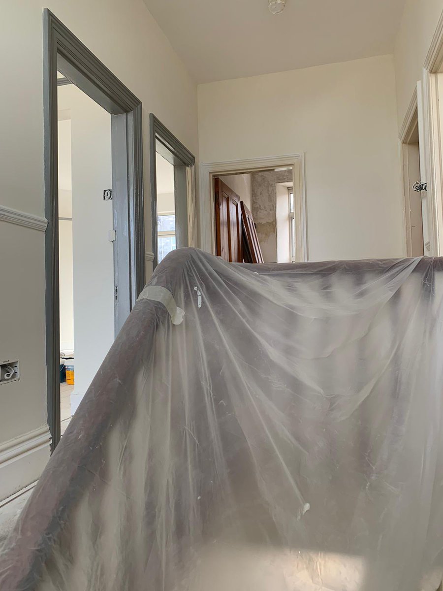BuildXSW's tweet photo. Decorating progress to offices in Mutley, Plymouth… https://t.co/NI0JcS15DA