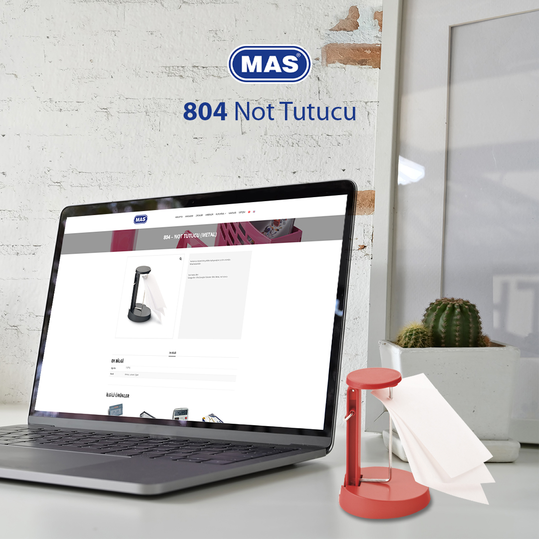 ✅Notlarınızı düzenli bir şekilde tutmanızı sağlarken, masa üstünüze şık ve modern bir görünüm sunar👍 804 Not Tutucu