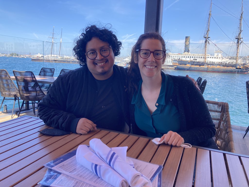 Very excited to be in San Diego this week with @gabriellearuta of @FiloSofiArts and the amazingly gifted Moisés Salazar Tlatenchi who are speaking on a panel at the John Dewey conference tomorrow if you’re in town.