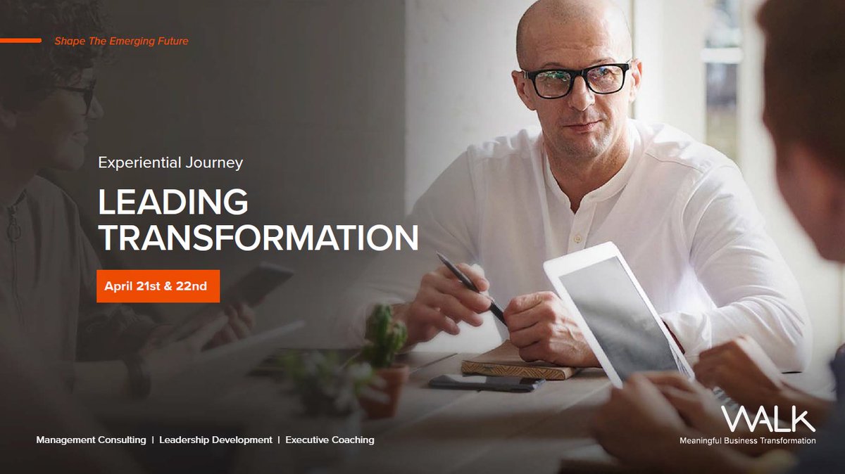 We are very excited to launch our Leading Transformation Program with senior executives from the International Women's Forum! We will explore the leadership traits needed to navigate the challenges of the emerging future and address the specific implication for Women leadership.