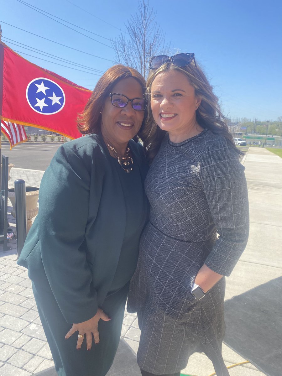 AlignNashville's tweet photo. It was a beautiful day to celebrate the ribbon cutting for the new @NashvilleState North Davidson campus with AN Board member Dr. Shanna Jackson! Congratulations to Dr. Jackson and her team! https://t.co/bWjYDtSPZ7