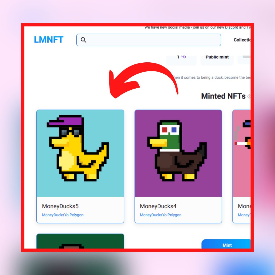 moneyducksyo's tweet photo. Moneyducks 5 from MoneyDucksYo Polygon Collection was just minted for 1 MATIC! Congratulations! 🦆👏

#nfts #nft #nftart #nftcommunity #nftcollector #nftartist  #NFTCommunity #NFTGiveaway #LaunchMyNFT 

https://t.co/6Sa8J7OXZC https://t.co/NUX46fTGCO
