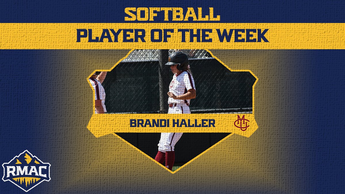 Brandi Haller earns #RMACsb Player of the Week after launching all four of her hits out of the park and driving in 1⃣1⃣ RBI for the Mavs in their series sweep!

📰 - bit.ly/37uUimC

#RUMBLEMavs | #EverythingElevated
