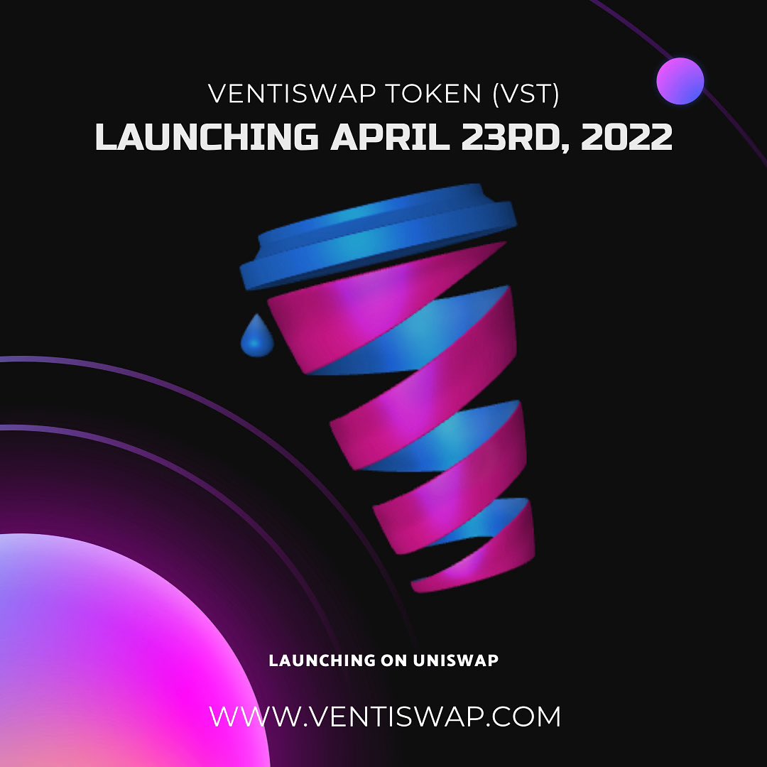 VentiSwap.com

#crypto #cryptocurrency #dex #DeFi #CrossChain #launch #comingsoon #UNISWAP