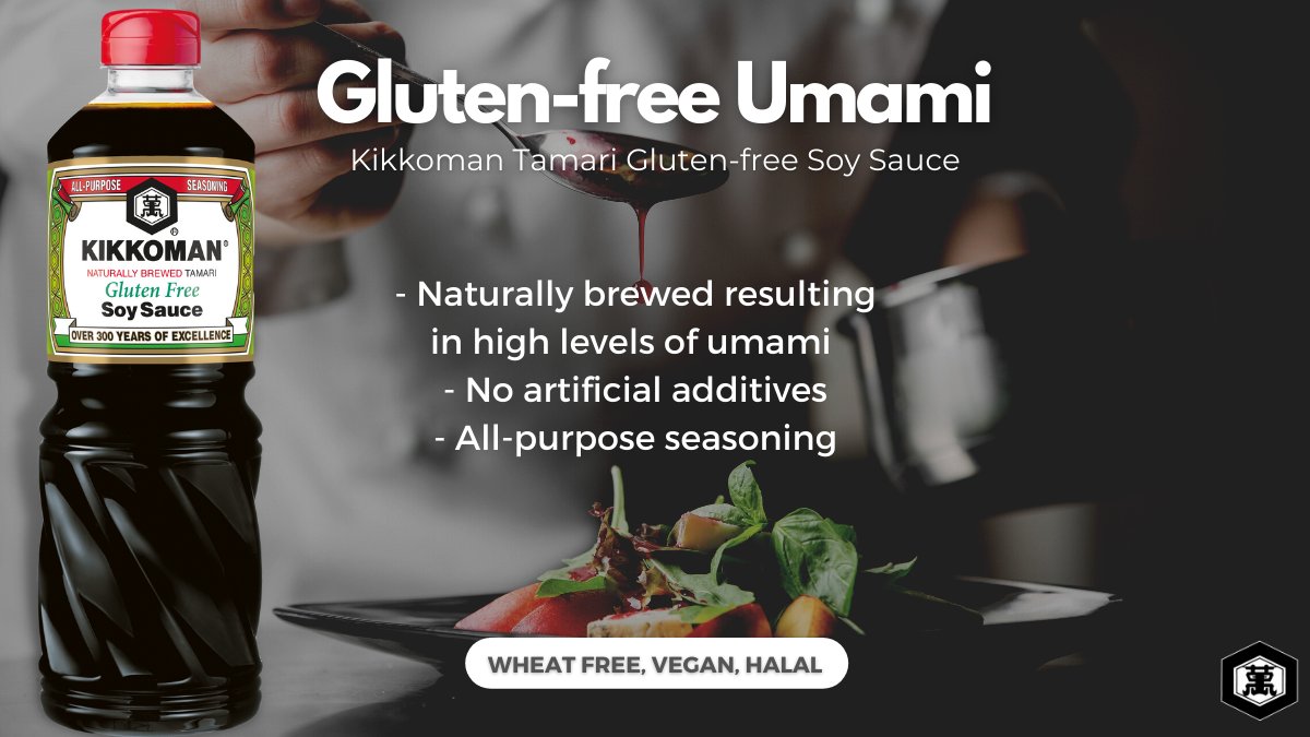 Kikkoman Tamari Gluten Free Soy Sauce 1L