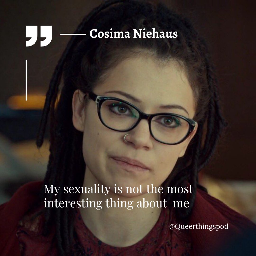 QueerThingsPod's tweet photo. Cosima β€οΈ #OrphanBlack #cosima #queerquotes https://t.co/QYhpx5Rz6M