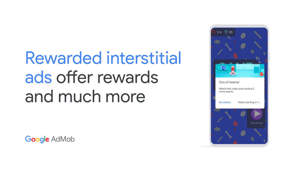 Google AdMob tweet media