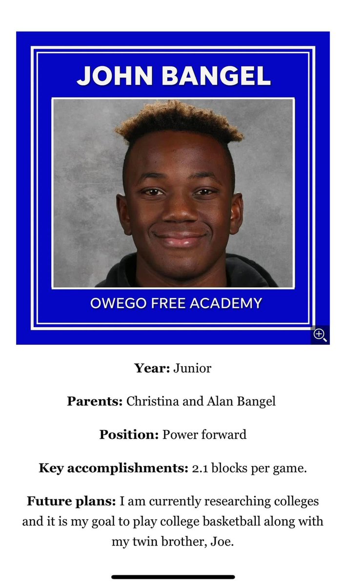 Congrats to John Bangel! Keep working hard! Very proud of you! 🏀 #OAtribe <a href="/ofaboysbball/">OFA Boys Basketball</a> <a href="/OFAAthletics1/">OA Athletics</a>