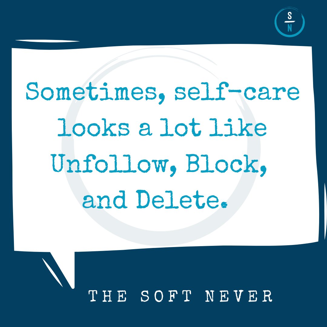 SoftNever's tweet image. Here’s to giving ourselves permission to adjust what we consume AND the people who have access to us online, no matter when — and no matter who. 💫🙌

#healingjourney #selfcare #selflove #journeytowellness