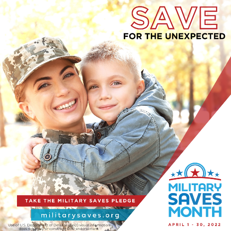 #MilitarySavesMonth continues with this week’s theme - #Save4TheUnexpected! It’s always good to be prepared, and sometimes the unexpected is a fun OPPORTUNITY, not a disaster. Think of the positive things you will be able to take advantage of because you have an emergency fund.