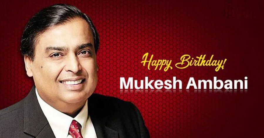 Happy Birthday Mukesh Ambani
May God bless us too.... 