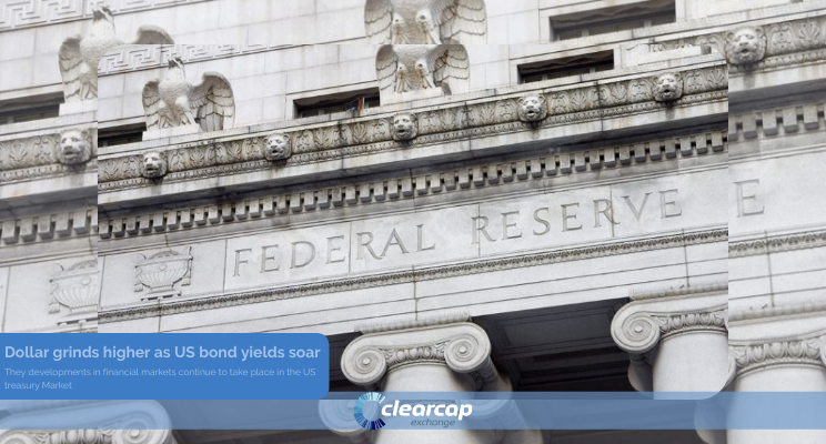 clear_exchange's tweet photo. Weekly FX Market Update 19.04 - https://t.co/hEvQ84h0tD

Dollar grinds higher as US bond yields soar, The key developments in financial markets continue to take place in the US Treasury market. https://t.co/cPKBM5iUAs