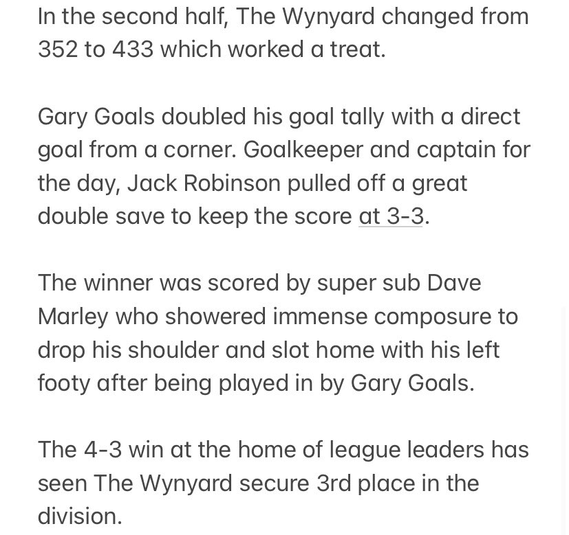 The Wynyard FC tweet media