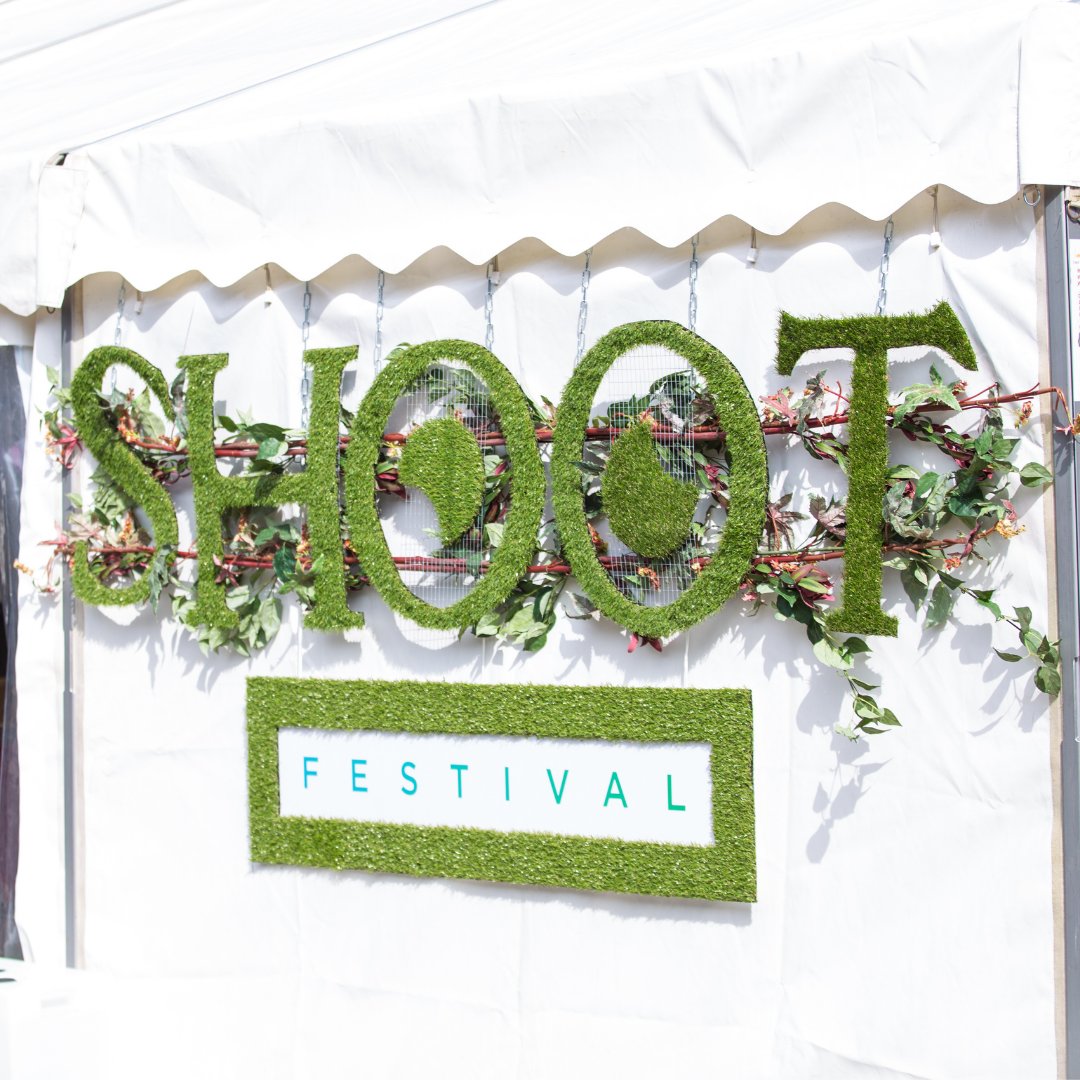 VortexCreates's tweet photo. Ahead of #shootfestival2022 kicking off this weekend, here's a throwback from the #VortexVault of our green-fingered transformation for @shootfestival 2019! πβ¨
Very excited to be creating something special for Saturday π€«
Full programme here π https://t.co/fPSBKWvKyy https://t.co/D74rNVn7h1
