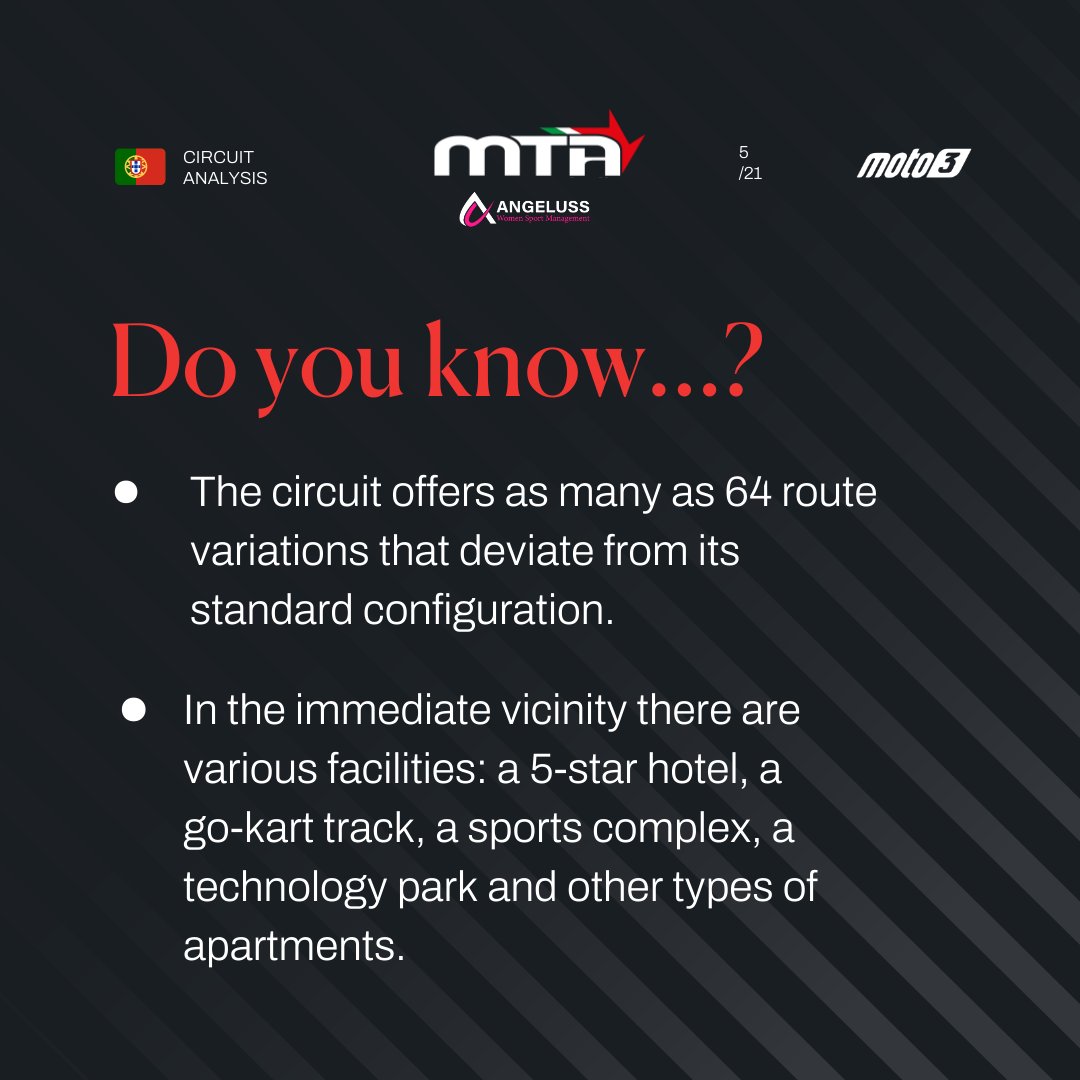 🧐 Let's take a ride and discover the technical features of the @autodromodoalgarve, where this weekend @ivanortola48 &amp; <a href="/stefanonepa82/">Stefano Nepa</a> will race for the #Moto3 @motogp! 

❓Write in the comments what else you would like to know! 

<a href="/aletonumoto3/">Alessandro Tonucci</a>