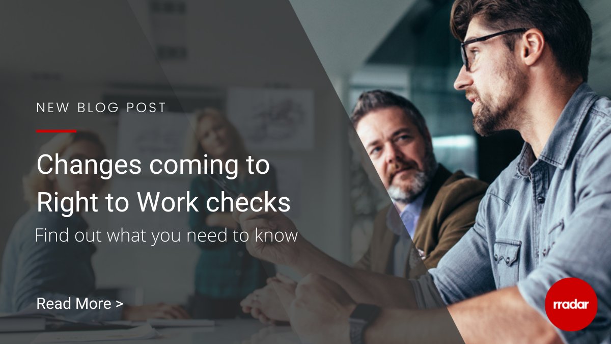 #Right to #Work checks were amended during the #pandemic; now the return of physical document checks approaches – but not just yet. Find out what #employers need to do in our new blog post by #rradar HR &amp; Employment Law Specialist Kiri Thompson ow.ly/ENIO50IMltY