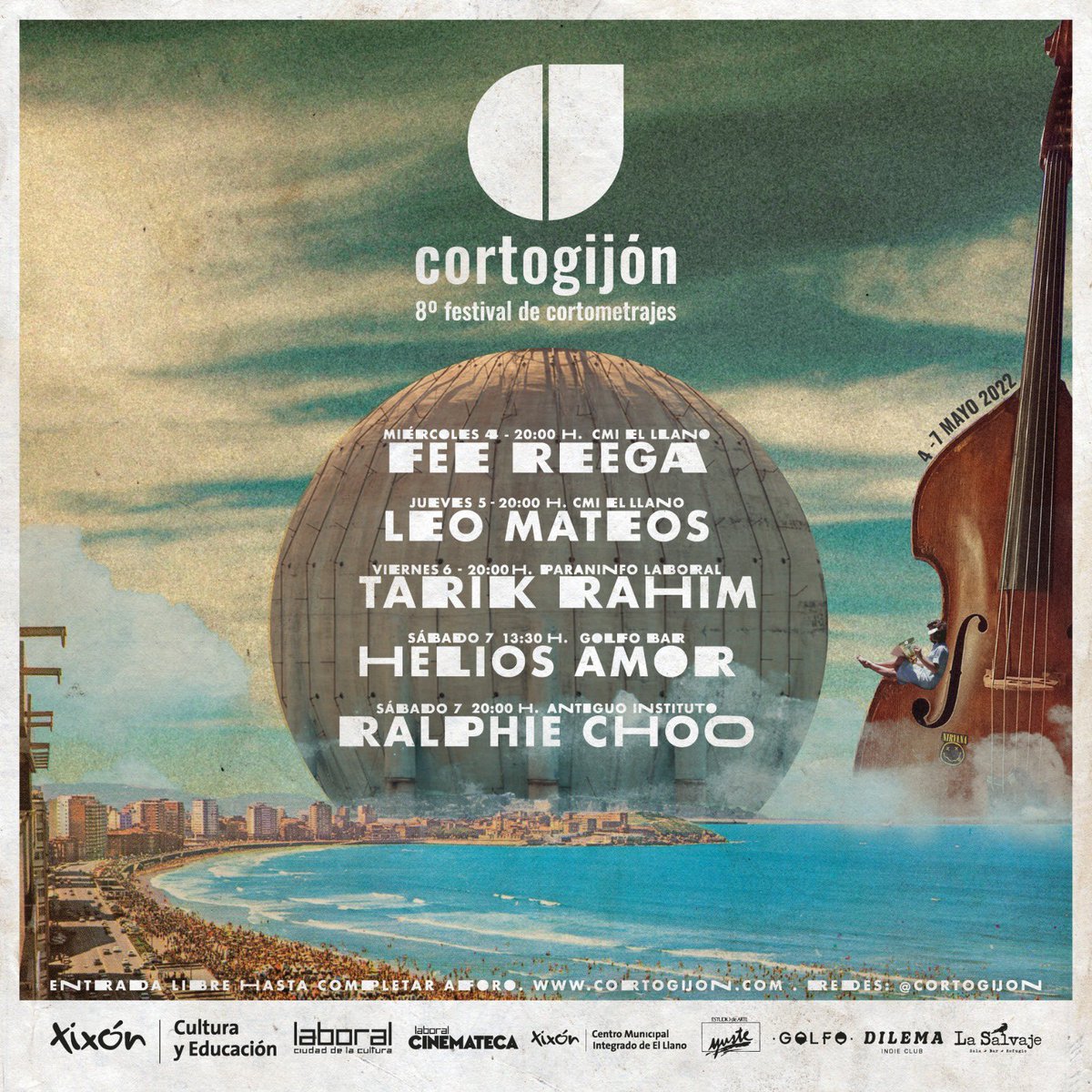 cortogijon's tweet photo. 🎤Conciertos CortoGijón VIII🎤

Por fin tenemos la programación de la octava edición: https://t.co/0yQlsX9XzE