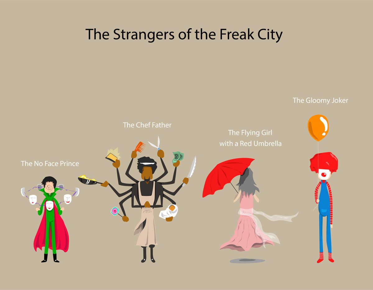 champch23563157's tweet photo. Each strangers had confusing, imperfect looks and characters, and some were like monsters. Behind each strangers actually reflects the identity, thoughts, attitudes and behaviors found in every society.

#NFTCollection  #OpenSeaNFT  #NFTartist #NFTTHAILAND #NFTthai https://t.co/T2VDe7IcIu