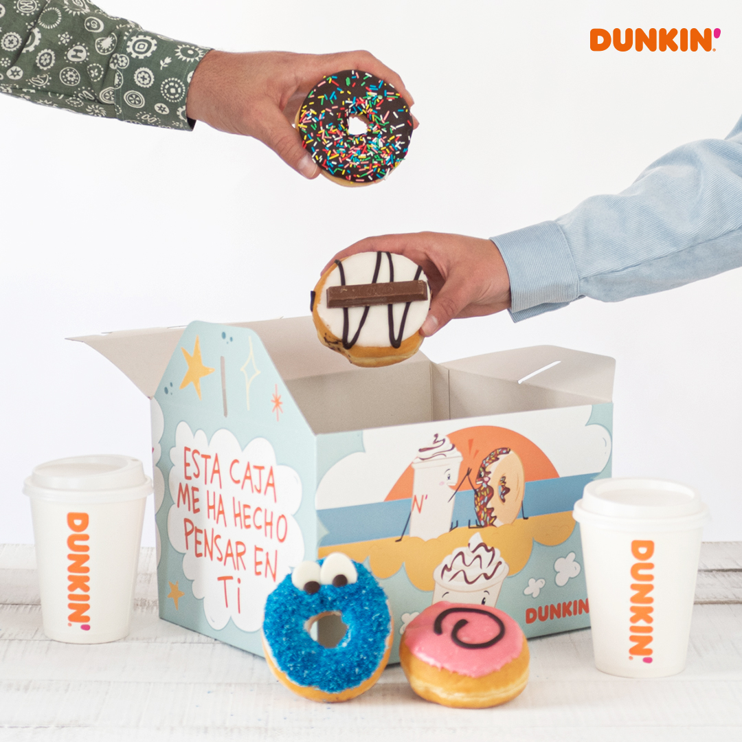El secreto para un domingo feliz está en tu móvil 😉  Pide tus dunkins, salados y bebidas con tu pak experience by <a href="/PedritaParker/">PedritaParker</a>  en delivery.dunkin.es 😍