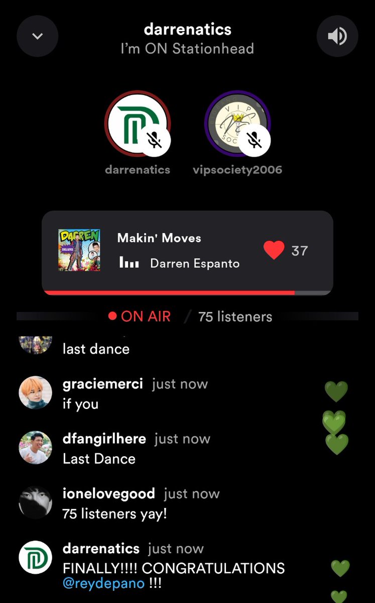 DarrenTrendsOfc's tweet photo. Hello to the 75 listeners at the moment!

DARRENxBIGBANG STREAMING COLLAB
#DarrenEspanto #BIGBANG #BIGBANG_StillLife #DarrenPabalikSayo
@Espanto2001 https://t.co/kC8JvkO6nA