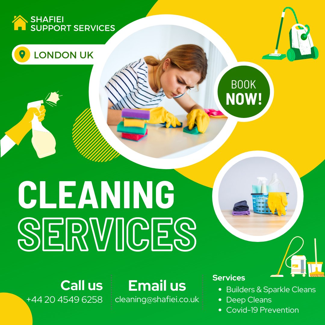 Shafiei Cleaning Services London, UK. (ShafieiCleaning) / Twitter