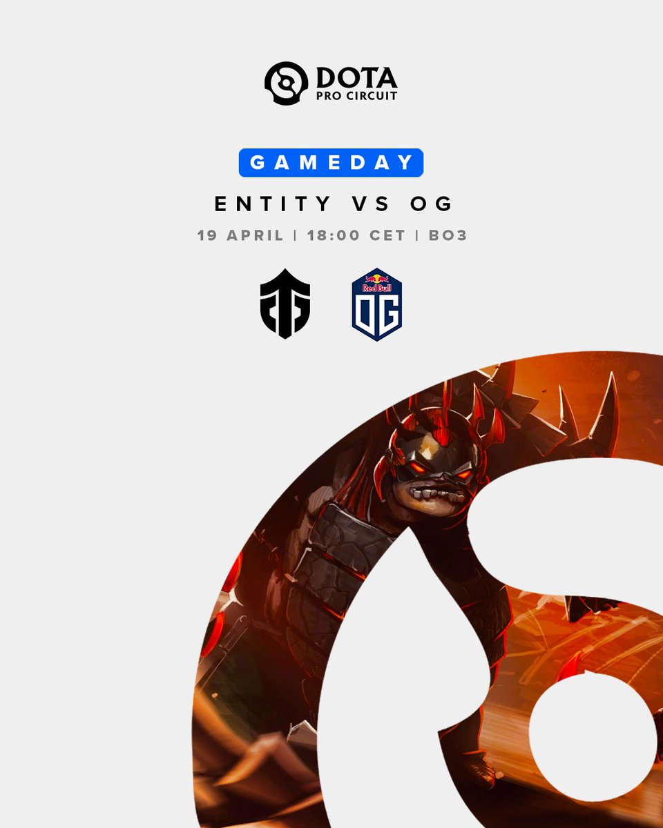 EntityDota's tweet photo. It's time. Do or die.
We face @OGesports, and a win could potentially take us to the Major.

You don't wanna miss this. 
 
🕐 18:00 CET
📺https://t.co/MXZnZWDlYs

#EntityEU #GameDay https://t.co/p2G0dfH3zF