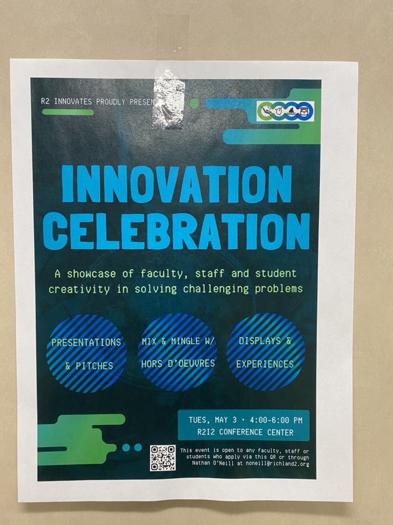 In the words of <a href="/nate_innovate/">ηathan oneill</a>: “CALLING ALL INNOVATORS!!!” Come and celebrate all of the innovative things happening around Richland 2! Meet some amazing people at the Innovation Celebration showcase! Tuesday, May 3rd, 4PM-6PM at the R2I2 Conference Center! #R2Innovates