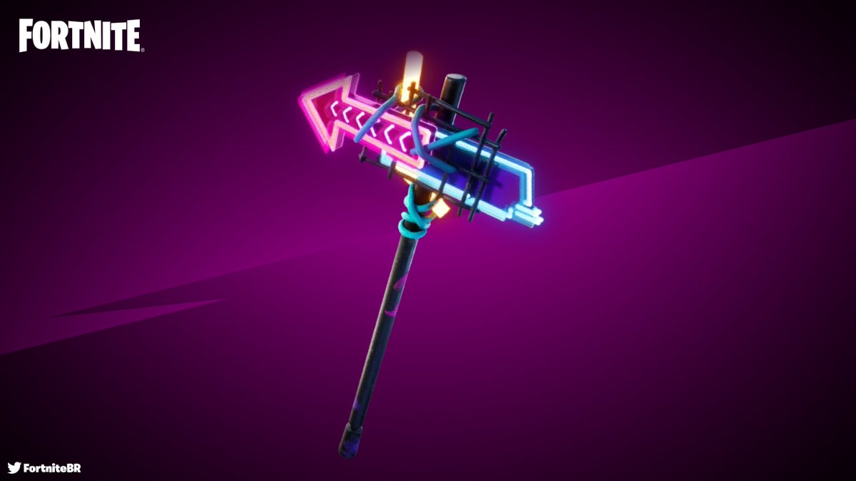 FortniteBR's tweet photo. Due to an issue, the Street Shine Pickaxe has been temporarily disabled. #Fortnite https://t.co/KE2u1MwFRx