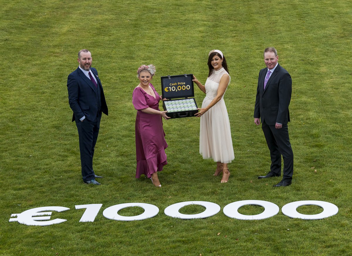 Galway_Races's tweet photo. 🔥This is by far our BEST Ladies Day Prize yet! 
💰 €1⃣3⃣,0⃣0⃣0⃣ Cash Prize 
⭐️Best Dressed Lady Prize: €10K CASH
⭐️Best Hat Prize: €3K CASH
📢 New Ladies Day Sponsor, Leaders in the Field, 'The Connacht Hospitality Group' #GalwayRaces #GiddyforGalway
🔗https://t.co/B2sgQLsOAW https://t.co/97B3J1ArTL