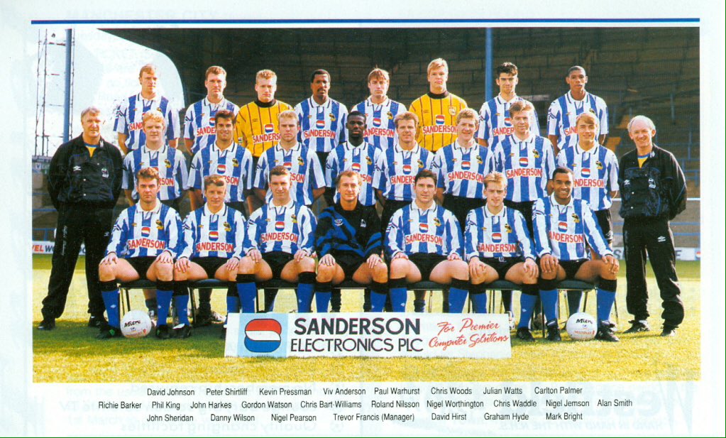 Today’s team in focus:

How good was the 1993 Sheffield Wednesday side? 🤔

#HTOAsks ⚽️🍊