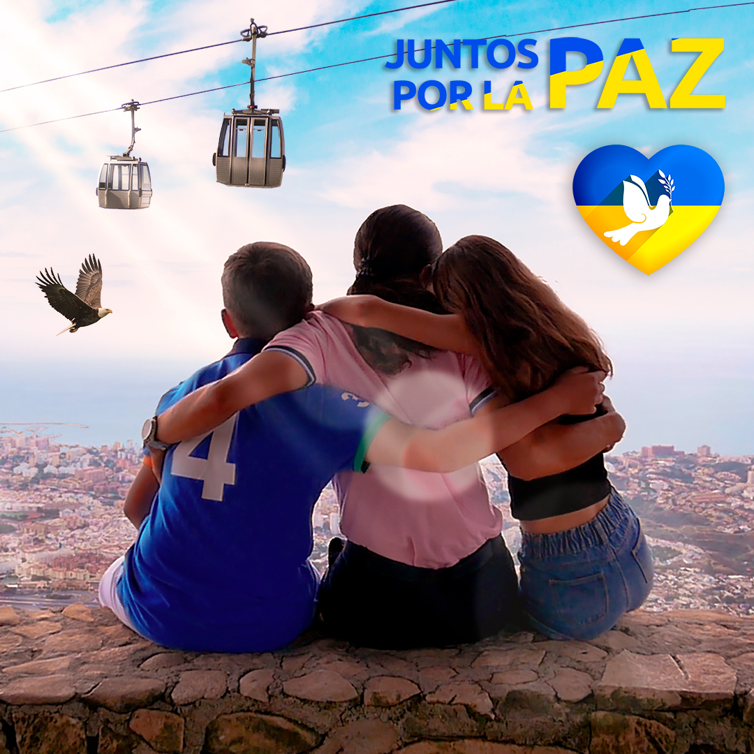 Teleferico_bena's tweet photo. Teleférico Benalmádena se une a la iniciativa de @parquesreunidos para ayudar a los refugiados de Ucrania. Desde el 18 de abril y hasta el 6 de mayo, donaremos 1€ de cada entrada vendida online a la Agencia de la ONU para los Refugiados. @ACNURspain https://t.co/JOiYeSGyH8