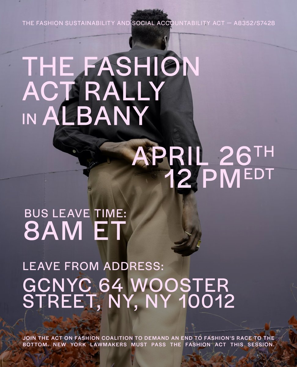On Tuesday, 4/26, we’re taking the fight to Albany! We had an incredible turnout for our rally in NYC, and now is the time to show our support at the state capital.  

Tinyurl.com/TFA-ALBANY to claim your seat on the bus and join the cause.