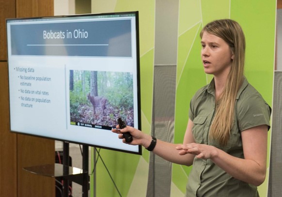 Viorel Popescu (@vioreldpopescu) on Twitter photo Very proud of PhD candidate Marissa Dyck <a href="/Dyck_ologist/">Marissa Dyck</a> for winning the <a href="/ohiou/">Ohio University</a> Graduate College Fellowship 2022-23!
Well-deserved recognition for Marissa's excellent #research on Ohio #bobcats and other meso and large carnivores
<a href="/OhioBioSciences/">OU Biological Sciences</a> #Ecology representing again! Very proud of PhD candidate Marissa Dyck <a href="/Dyck_ologist/">Marissa Dyck</a> for winning the <a href="/ohiou/">Ohio University</a> Graduate College Fellowship 2022-23!
Well-deserved recognition for Marissa's excellent #research on Ohio #bobcats and other meso and large carnivores
<a href="/OhioBioSciences/">OU Biological Sciences</a> #Ecology representing again!