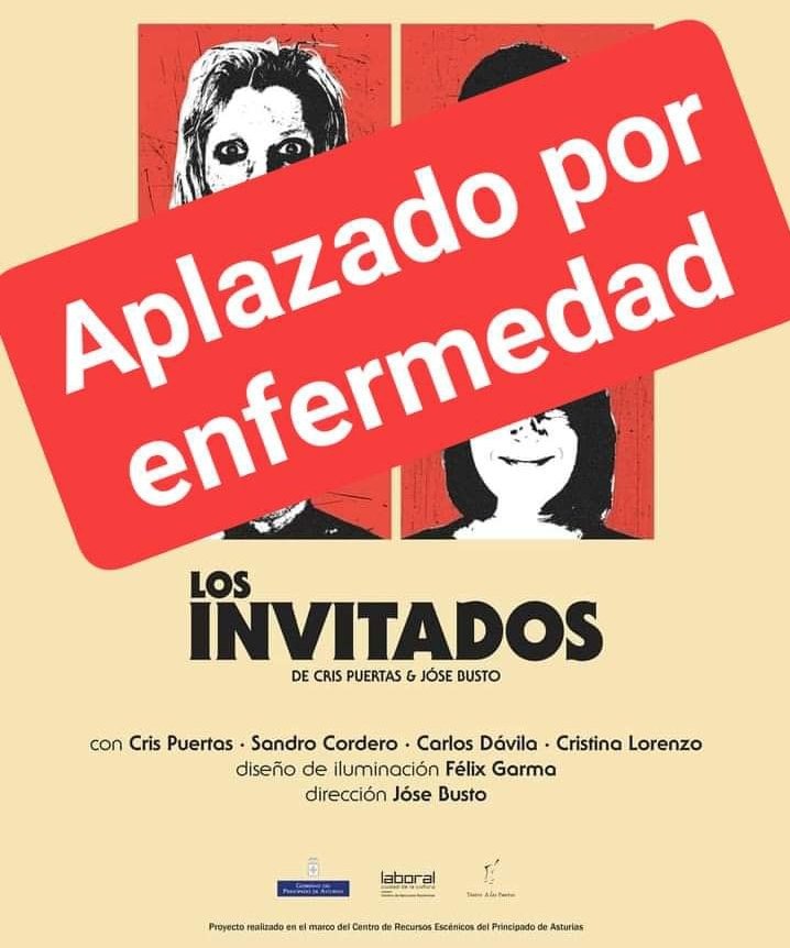CrisPuertas's tweet photo. Pues con todo el dolor de nuestro corazón aplazamos la función de #LosInvitados en el Teatro Jovellanos de este jueves.

La función pasará al 22 de Junio. 

Las entradas que hayáis comprado son válidas para esta nueva fecha. También podéis solicitar la devolución de las mismas. https://t.co/B62IND0EtF