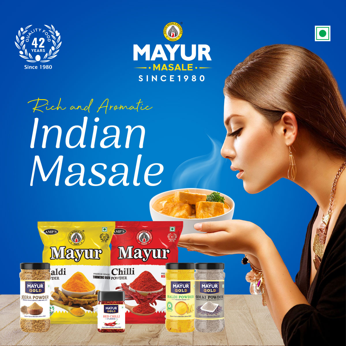 mayurmasale's tweet photo. Spices of Mayur Masale are made from fine quality materials to give you a rich and aromatic taste of Indian Masale.
#mayurmasale #mayurspices #masala #spices #food #foodie #indianfood #cooking #homemade #indianspices #organic #redchilliflakes #spicy #homecooking #spicesofindia https://t.co/IWZ4Lox3g1