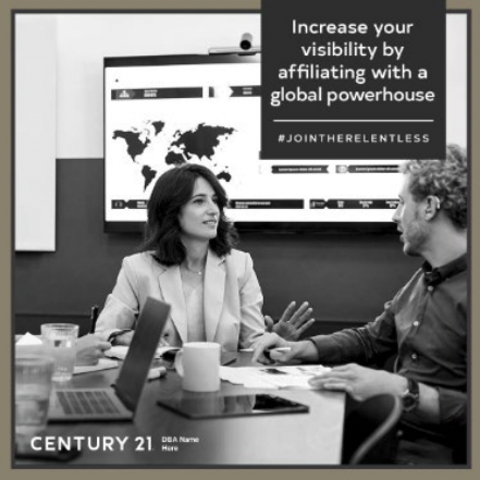 When presented with a list of real estate agencies, consumers gave the CENTURY 21 System top marks; and buyers and sellers have come to trust and admire CENTURY 21 affiliated agents above all others. Build the business of your dreams with CENTURY 21 PREFERRED.