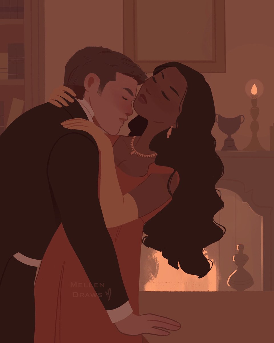 “You are the bane of my existence and the object of all my desires.” 
.
#bridgertonseason2 #bridgertonS2 #kanthony #ANTHONYBRIDGERTON #KateSharma #booktwt #Bridgerton #Regency #illustration