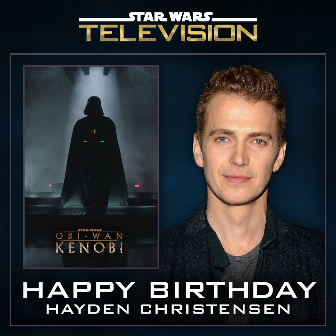 Happy birthday to Hayden Christensen, who will be reprising his role as in   